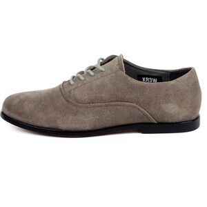 NWOT KR3W - MENS MCKINLEY GREY OILED SUEDE SHOES